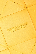 Bottega Veneta Small Crossbody Bucket Bag in Sherbert & Silver, view 7, click to view large image.