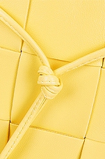 Bottega Veneta Small Crossbody Bucket Bag in Sherbert & Silver, view 8, click to view large image.