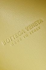 Bottega Veneta Small Crossbody Bucket Bag in Ice Cream & Gold, view 7, click to view large image.