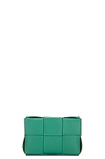 Bottega Veneta Candy Cassette Bag in Mermaid & Gold, view 4, click to view large image.