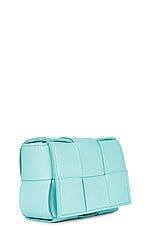 Bottega Veneta Candy Cassette Bag in Celadon & Gold, view 5, click to view large image.