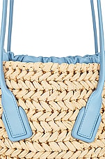Bottega Veneta Small Arco Basket Bag in Natural & Windswept, view 7, click to view large image.