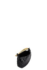 Bottega Veneta Mini Sardine Bag in Black & Muse Brass, view 5, click to view large image.