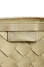 Bottega Veneta Medium Turn Pouch in Travertine & Gold, view 6, click to view large image.