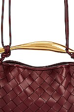 Bottega Veneta Mini Sardine Bag in Barolo & Muse Brass, view 7, click to view large image.