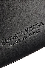 Bottega Veneta Small Fisherman Bag in Black & Muse Brass, view 8, click to view large image.