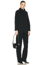 Bottega Veneta Mini Desiree Stanford Lux Bag in Black & Muse Brass, view 2, click to view large image.