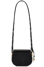 Bottega Veneta Mini Desiree Stanford Lux Bag in Black & Muse Brass, view 3, click to view large image.