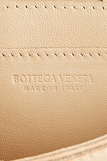Bottega Veneta Small Cassette Bag in Porridge & Gold, view 6, click to view large image.
