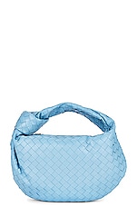Bottega Veneta Teen Jodie Bag in Windswept & Gold, view 1, click to view large image.