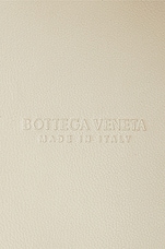 Bottega Veneta Mini Cabat Tote Bag in White & Gold, view 7, click to view large image.