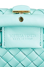 Bottega Veneta Mini Handle Bag in Celadon & Gold, view 7, click to view large image.