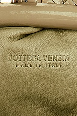 Bottega Veneta Mini Pouch Bag in Travertine & Muse Brass, view 7, click to view large image.