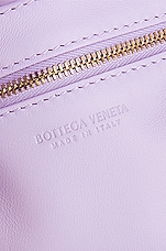 Bottega Veneta Small Padded Cassette Bag in Amethyst & Gold, view 6, click to view large image.