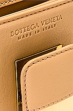 Bottega Veneta Mini Desiree Crossbody Bag in Almond & Muse Brass, view 5, click to view large image.