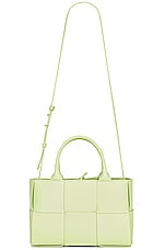 Bottega Veneta Mini Arco Tote Bag in Fennel & Gold, view 1, click to view large image.