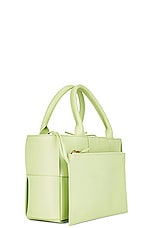 Bottega Veneta Mini Arco Tote Bag in Fennel & Gold, view 5, click to view large image.