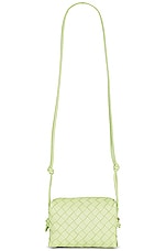 Bottega Veneta Mini Loop Bag in Fennel & Gold, view 3, click to view large image.