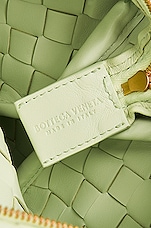 Bottega Veneta Mini Loop Bag in Fennel & Gold, view 6, click to view large image.