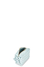 Bottega Veneta Candy Loop Shoulder Bag in Teal Washed & Gold, view 5, click to view large image.