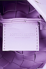 Bottega Veneta Mini Sardine Bag in Amethyst & Muse Brass, view 6, click to view large image.