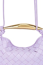Bottega Veneta Mini Sardine Bag in Amethyst & Muse Brass, view 7, click to view large image.