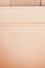Bottega Veneta Small Cassette Shoulder Bag in Macaroon & Gold, view 6, click to view large image.