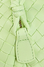 Bottega Veneta Mini Mava Crossbody Bag in Fennel & Muse Brass, view 7, click to view large image.