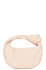 Bottega Veneta Mini Jodie Bag in Macaroon & Gold, view 3, click to view large image.