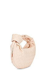 Bottega Veneta Mini Jodie Bag in Macaroon & Gold, view 4, click to view large image.