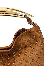 Bottega Veneta Sardine Top Handle Bag in Acorn & Muse Brass, view 7, click to view large image.
