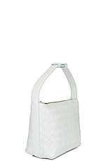 Bottega Veneta Small Washbag Shoulder Bag in Glacier & Gold, view 4, click to view large image.