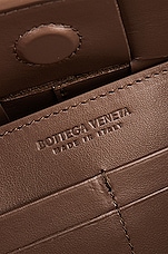 Bottega Veneta Baguette Pochette Shoulder Bag in Taupe Grey & Gold, view 6, click to view large image.