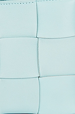 Bottega Veneta Baguette Pochette Shoulder Bag in Teal Washed & Gold, view 7, click to view large image.
