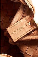 Bottega Veneta Small Loop Crossbody Bag in Almond & Gold, view 6, click to view large image.