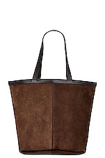 Bottega Veneta Medium Flip Flap Tote Bag in Fondant & Muse Brass, view 1, click to view large image.