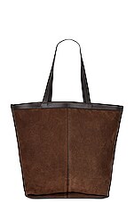 Bottega Veneta Medium Flip Flap Tote Bag in Fondant & Muse Brass, view 3, click to view large image.