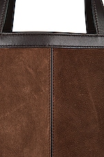 Bottega Veneta Medium Flip Flap Tote Bag in Fondant & Muse Brass, view 7, click to view large image.