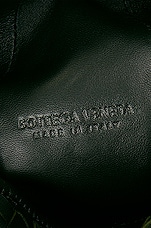 Bottega Veneta Mini Mava Crossbody Bag in Dark Green & Muse Brass, view 6, click to view large image.