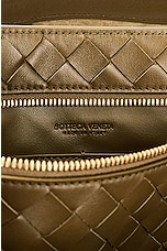 Bottega Veneta Large Flip Flap Tote Bag in Mud & Muse Brass, view 6, click to view large image.