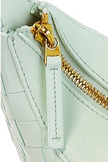 Bottega Veneta Small Hobo Bag in Glacier & Muse Brass, view 7, click to view large image.