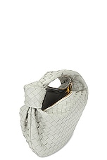 Bottega Veneta Teen Jodie Bag in Agate Grey & Gold, view 5, click to view large image.