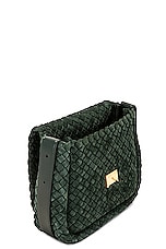 Bottega Veneta Small Cobble Shoulder Bag in Inkwell & Gold, view 6, click to view large image.