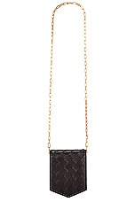 Bottega Veneta Mini Mirror Chain Bag in Fondant & Gold, view 1, click to view large image.