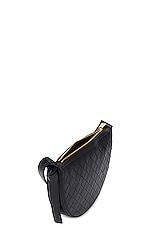Bottega Veneta Mini Sunrise Bag in Black & Gold, view 4, click to view large image.
