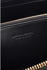 Bottega Veneta Cassette Beauty Case in Black & Gold, view 5, click to view large image.