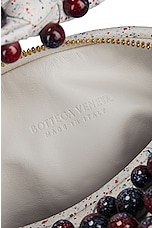 Bottega Veneta Mini Jodie Terrazzo Intrecciato Bag in White & Gold, view 6, click to view large image.