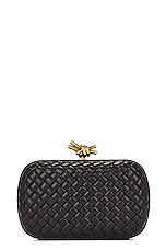 Bottega Veneta Knot With Chain Bag in Fondant & Brass, view 3, click to view large image.