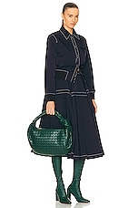 Bottega Veneta Small Jodie Bag in Emerald Green & Gold, view 2, click to view large image.