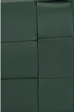 Bottega Veneta Cassette Bag in Emerald Green & Gold, view 7, click to view large image.